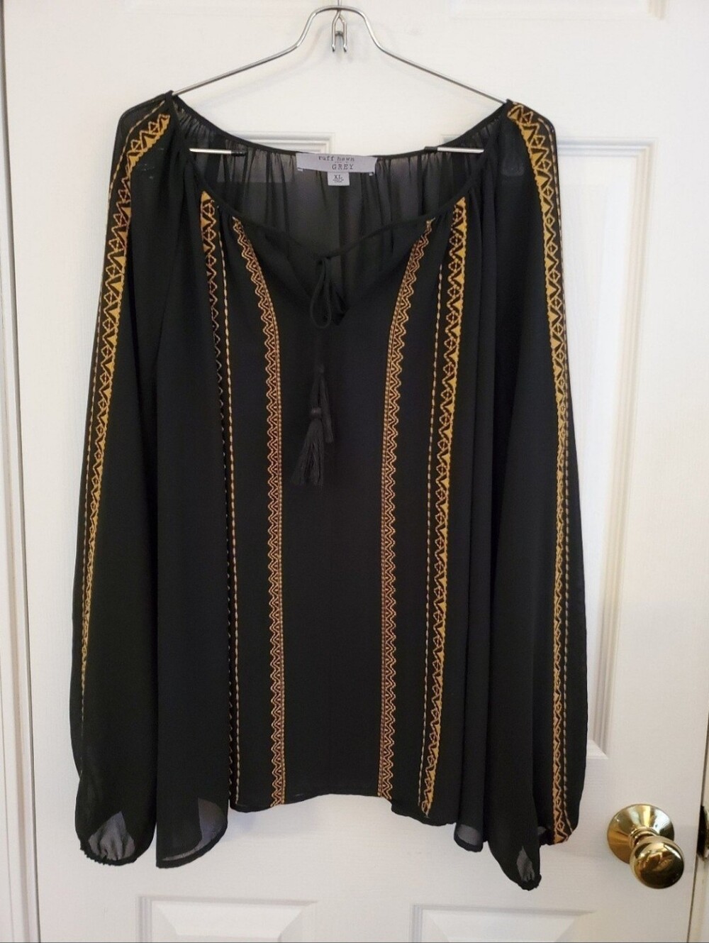 Ruff Hewn Womens Boho Blouse. XL.